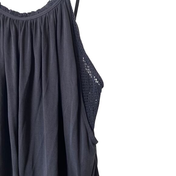 Free People Dust in the Wind Romper Dark Gray Size Medium - Picture 4 of 8